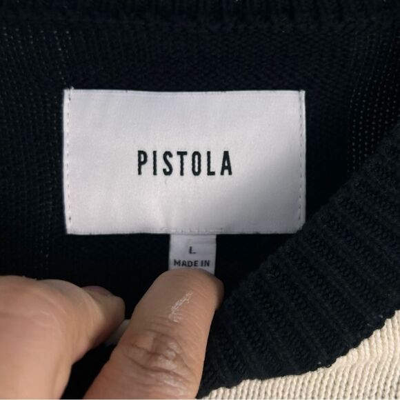 Pistola Darya Oversized Crewneck Yin Yang Sweater Size Large - Picture 7 of 9